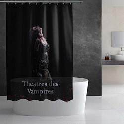 Шторка для душа Theatres des Vampires Sonya Scarlet, цвет: 3D-принт — фото 2
