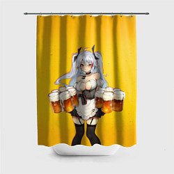 Шторка для душа Пивняшка, цвет: 3D-принт