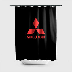Шторка для душа Mitsubishi sportcar, цвет: 3D-принт