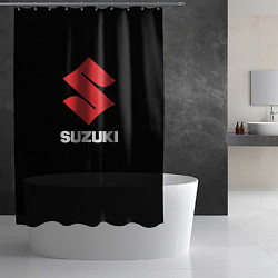 Шторка для душа Suzuki sport brend, цвет: 3D-принт — фото 2