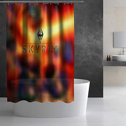 Шторка для душа Skyrim rpg game, цвет: 3D-принт — фото 2