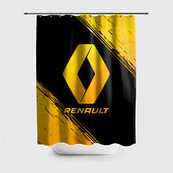 Шторка для душа Renault - gold gradient, цвет: 3D-принт