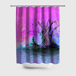 Шторка для ванной Волшебное дерево