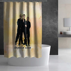 Шторка для душа Depeche Mode - Universe band, цвет: 3D-принт — фото 2
