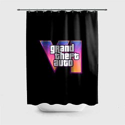 Шторка для душа Grand Theft Auto 6, цвет: 3D-принт
