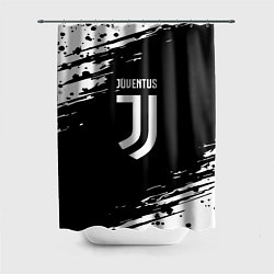 Шторка для душа Juventus спорт краски, цвет: 3D-принт