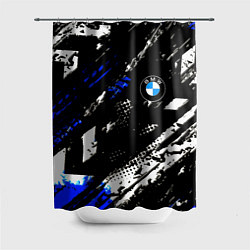 Шторка для душа BMW stripes color auto sport, цвет: 3D-принт
