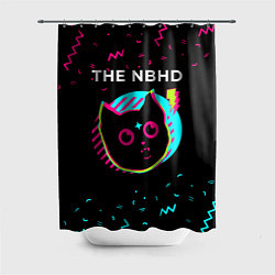 Шторка для душа The Neighbourhood - rock star cat, цвет: 3D-принт
