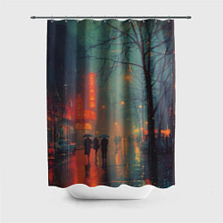 Шторка для ванной Пасмурный вечер