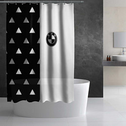 Шторка для душа BMW геометрия, цвет: 3D-принт — фото 2