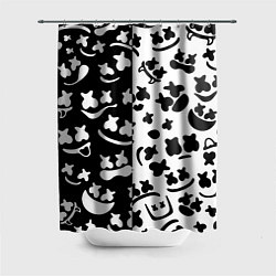 Шторка для душа Marshmello music pattern, цвет: 3D-принт