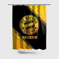 Шторка для душа Bayern - gold gradient, цвет: 3D-принт