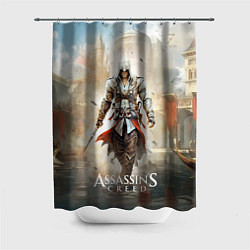 Шторка для душа Assassins creed poster game, цвет: 3D-принт