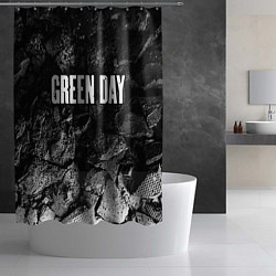 Шторка для душа Green Day black graphite, цвет: 3D-принт — фото 2