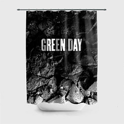Шторка для душа Green Day black graphite, цвет: 3D-принт