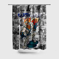 Шторка для душа Jim comix, цвет: 3D-принт