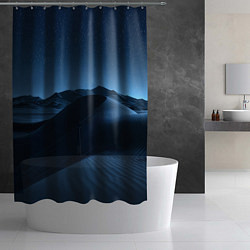 Шторка для душа Дюна - звездное небо, цвет: 3D-принт — фото 2