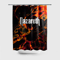 Шторка для душа Nazareth red lava, цвет: 3D-принт