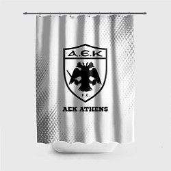 Шторка для душа AEK Athens sport на светлом фоне, цвет: 3D-принт