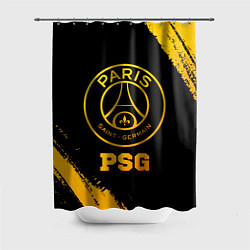 Шторка для душа PSG - gold gradient, цвет: 3D-принт