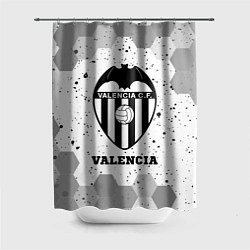 Шторка для душа Valencia sport на светлом фоне, цвет: 3D-принт