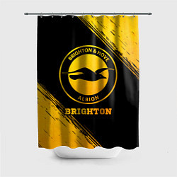 Шторка для душа Brighton - gold gradient, цвет: 3D-принт