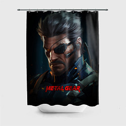 Шторка для душа Веном Снейк из игры Metal gear, цвет: 3D-принт