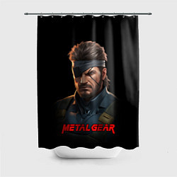 Шторка для душа Веном Снейк из игры Metal gear, цвет: 3D-принт