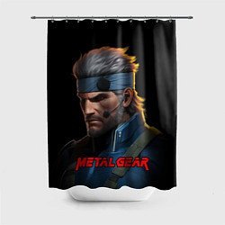 Шторка для душа Веном Снейк из игры Metal gear, цвет: 3D-принт