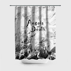 Шторка для душа Angels of Death white graphite, цвет: 3D-принт