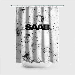 Шторка для душа Saab dirty ice, цвет: 3D-принт