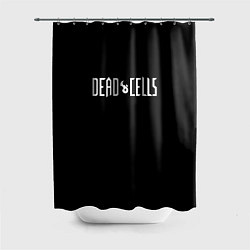 Шторка для душа Dead Cells logo white, цвет: 3D-принт