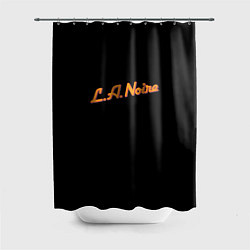 Шторка для душа L A Noire, цвет: 3D-принт