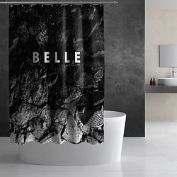 Шторка для душа Belle black graphite, цвет: 3D-принт — фото 2