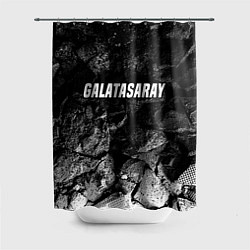 Шторка для душа Galatasaray black graphite, цвет: 3D-принт