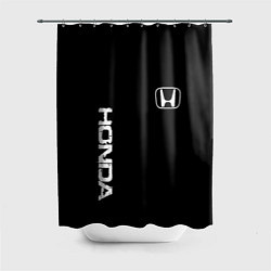 Шторка для душа Honda white logo auto, цвет: 3D-принт