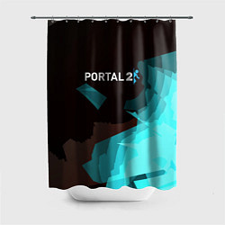 Шторка для душа Portal abstraction game valve, цвет: 3D-принт