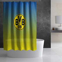Шторка для душа Borussia gradient, цвет: 3D-принт — фото 2