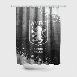 Шторка для душа Aston Villa - grey gradient, цвет: 3D-принт