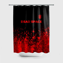 Шторка для ванной Dead Space - red gradient посередине