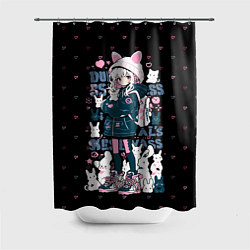 Шторка для душа Chiaki Nanami Neko, цвет: 3D-принт