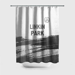 Шторка для душа Linkin Park - white gradient посередине, цвет: 3D-принт