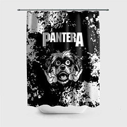 Шторка для душа Pantera рок пес, цвет: 3D-принт