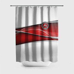 Шторка для душа Mercedes benz авто, цвет: 3D-принт