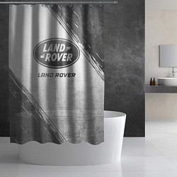 Шторка для душа Land Rover - white gradient, цвет: 3D-принт — фото 2