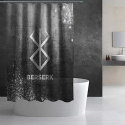 Шторка для душа Berserk - grey gradient, цвет: 3D-принт — фото 2