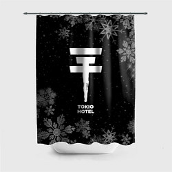 Шторка для душа Снежный Tokio Hotel, цвет: 3D-принт