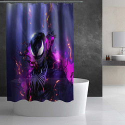 Шторка для душа Neon Venom - Rain, цвет: 3D-принт — фото 2