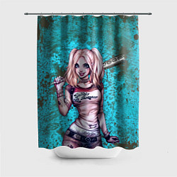 Шторка для душа Harley Quinn, цвет: 3D-принт