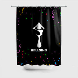Шторка для душа Hellsing конфети, цвет: 3D-принт